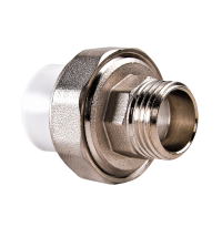 Муфта полипропиленовая комбинир. американка Дн20*3/4" НР РВК