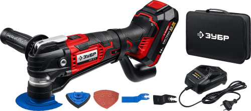 Реноватор набор насадок сумка система АКБ С1-18 18В 1 АКБ (2Ач) ЗУБР ВИА