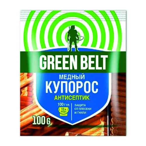 МЕДНЫЙ КУПОРОС от болезней растений п/п 100г ГринБэлт САД Техноэкспорт ВИА 