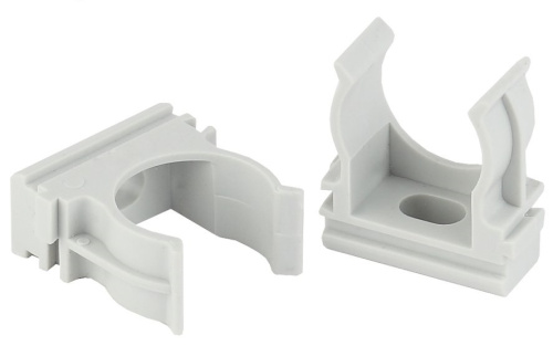 Крепеж-клипса d20мм серая 10шт ЭРА ВИА