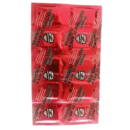 Пластины от мух и комаров уп/10 шт Двойной эффект ВИА