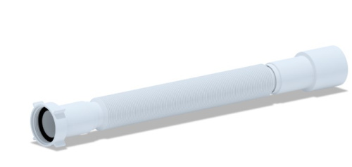 Гофра 1 1/2"х40/50 L=1400мм (541-1371мм, с накидной гайкой)  АниПласт К116