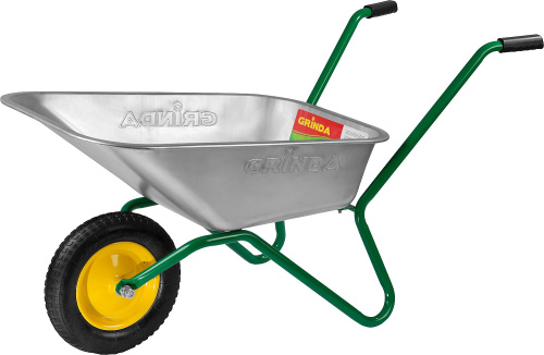 Тачка садовая одноколесная GB-1 80 л 100 кг GRINDA