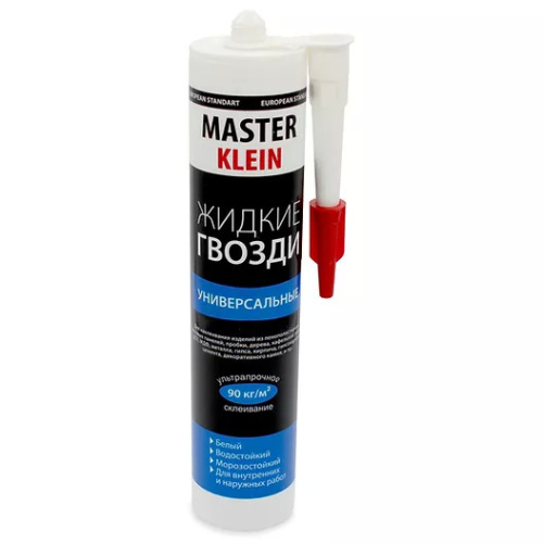 Жидкие гвозди универсальные белые Master Klein картридж 310 мл/440гр 