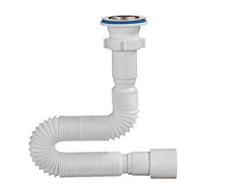 Труба гибкая 1 1/2"х 40/50 мм с выпуском, длина 1250мм ОРИО А-3013