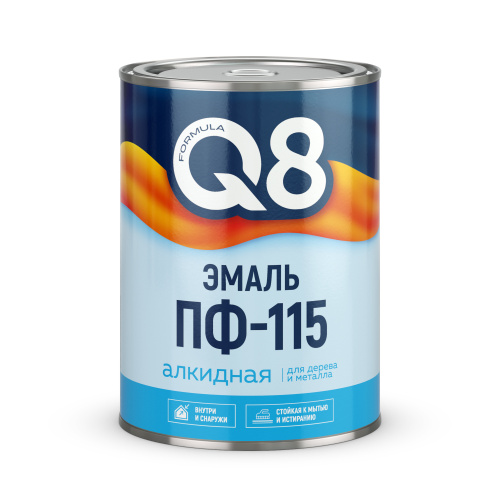 Эмаль ПФ-115 ФОРМУЛА Q8 фиолетовая 0,9кг ВИА