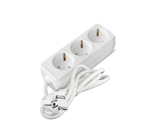 Удлинитель бытовой 3500 Вт с заземлением 3 гнезда ПВС 10м ТМ Союз ВИА