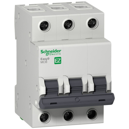 Выключатель автоматический трехполюсный EASY 9 50A C 4.5кА SCHNEIDER ВИА