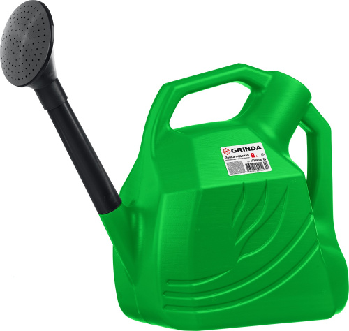 Лейка садовая 5л пластмассовая, съемный наконечник, GRINDA ВИА