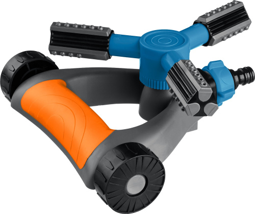 Распылитель круговой на подставке с колёсиками 3 проф. сопла,GRINDA PROLine RR-Pro 250м2 полив ВИА