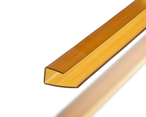 Профиль торцевой 6мм терракот 2,1м СафПласт