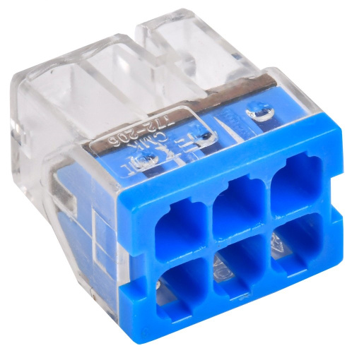 Строительно-монтажная клемма СМК 772-206 (4шт/упак) ВИА