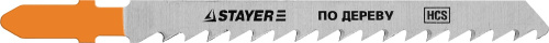 Полотна для эл/лобзика по дереву, чистый рез, Т101D НCS, T-хвост, шаг 4мм, 75м, уп/2шт STAYER