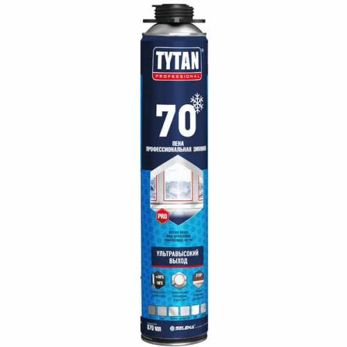 Пена профессиональная TYTAN Professional 70 зимняя 870мл