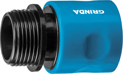 Соединитель быстросъёмный для шланга 3/4 с НР резьбой GRINDA PROLine TT-34E