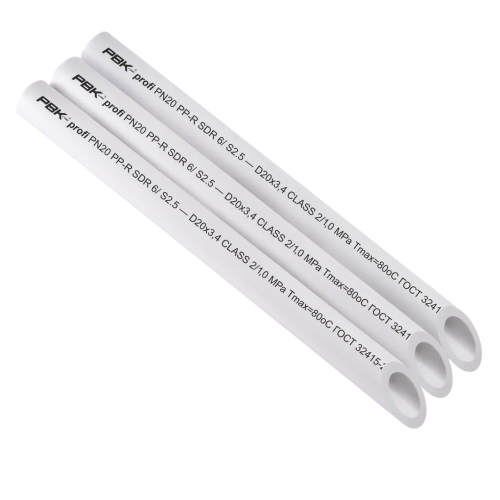 Труба полипропиленовая белая Дн32*5,4 РN20, 2м РВК