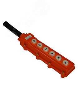 Пост кнопочный ПКТ-60 на 6 кнопок IP54 ABS-пластик (Электротехник) ВИА