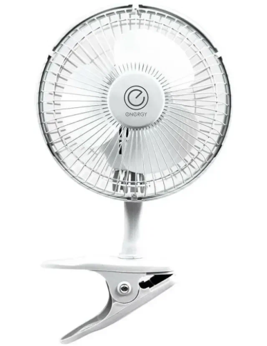 Вентилятор настольный Energy EN-0608s на прищепке 15Вт наклон, 2 скор, d=15см 103753 ВИА