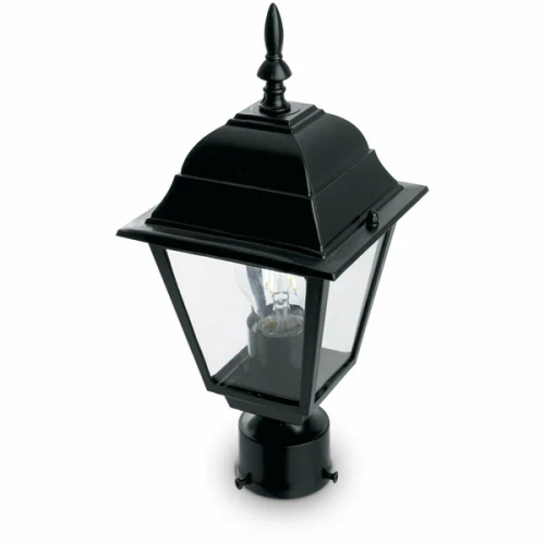 Светильник НТУ-60w на трубу Е27 IP44 черный FERON ВИА