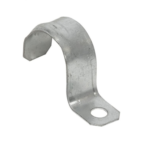 Скоба металлическая однолапковая d25-26мм (10шт) PROxima ВИА