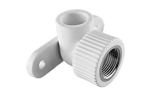 Угольник PP-R комбинираван Дн20х3/4" ВР с креплением 15104 ВИА