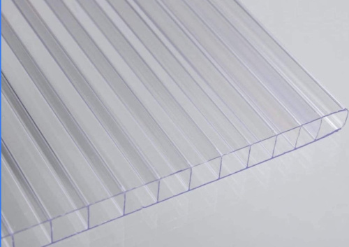 Поликарбонат сотовый 4мм прозрачный 2,1*6м 0,47р EuroTek