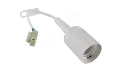 Патрон подвесной термопластик с клеммной колодкой Е27 4А 250В белый 1351 UNIVersal ВИА