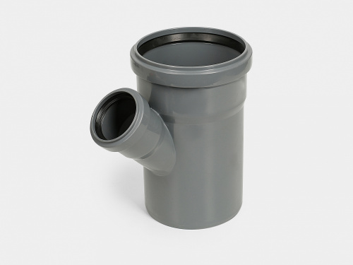 Тройник канализационный D110х50/45° СТАНДАРТ КОНТУР
