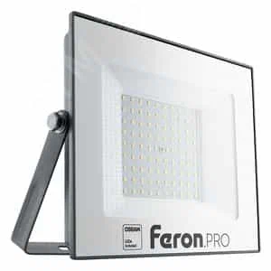 Прожектор светодиодный ДО-100w 6400К 10000Лм IP65  Feron.PRO ВИА