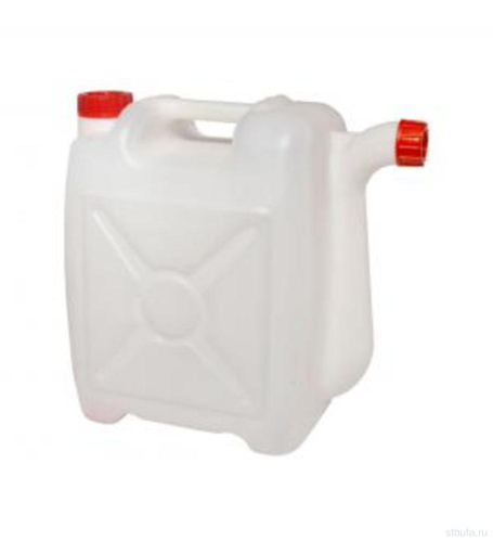 Канистра со сливом 10л АЛЬТЕРНАТИВА Башпласт ВИА