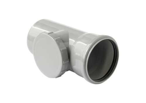 Ревизия полипропиленовая с крышкой 50 мм для внутренней канализации VALFEX ВИА