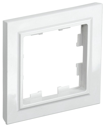 Рамка 1 пост РУ-1-БрБ белый IEK BRITE ВИА