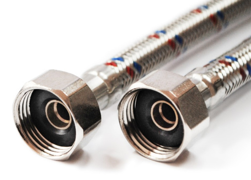 Подводка гибкая для воды нерж.сталь 1/2" В-В 80 см VALFEX