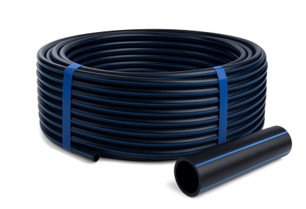 Труба ПНД чёрная питьевая 20*2,0мм ПЭ-100 SDR-11 (16атм) бухта 50м Политэк