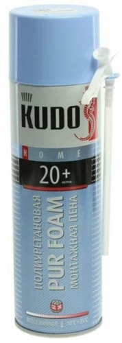 Пена монтажная бытовая всесезонная KUDO HOME 20+ 650мл	ВИА