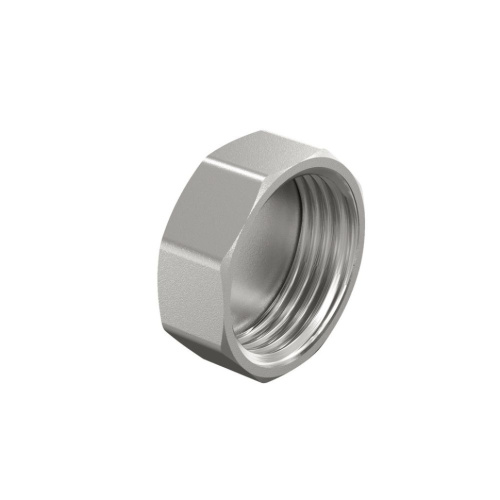 Заглушка латунь никель Ду 32 ВР ВИА