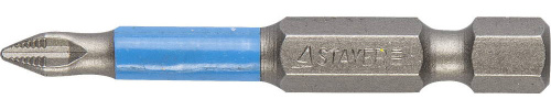 Биты PH1 ProFix Cr-V E 1/4" 50мм уп/2шт STAYER Professional ВИА