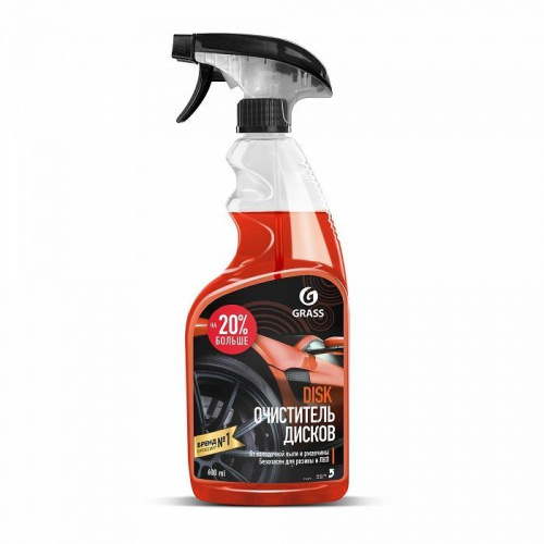 Авто средство для очистки дисков "Disk" 600мл фл.с курком GRASS ВИА