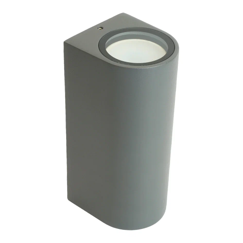 Светильник садово-парковый ДБУ вверх/вниз 2хGU10 без ламп IP65 серый ВИА
