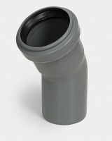 Отвод канализационный D50х30° СТАНДАРТ КОНТУР