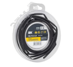 Трубка термоусадочная ТТУ нг-LS 3/1,5 черная (2м/упак) IEK ВИА