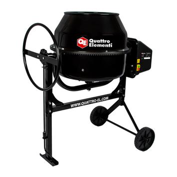 Бетоносмеситель 180л 700Вт полиамидный венец QUATTRO ELEMENTI Gravity ВИА 