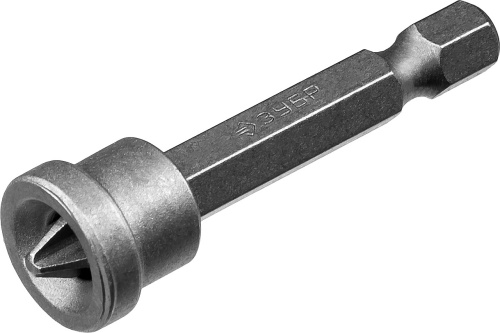 Бита с ограничителем Phillips Cr-V E 1/4" 50мм уп/1шт ЗУБР ВИА