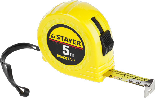 Рулетка в ударопрочном корпусе из ABS (5м/19мм) STAYER Standard 