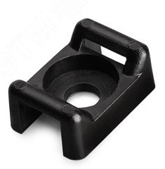 Площадка монтажная под винт ПМО 15х10 черная 100шт Fortisflex 62452 КВТ ВИА 