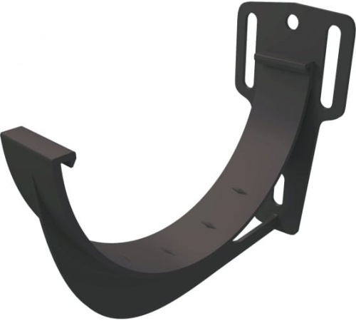 Кронштейн желоба ПВХ стандарт графит GL