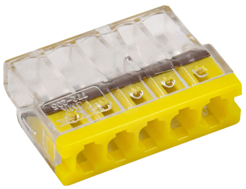 Строительно-монтажная клемма СМК 772-205 (4шт/упак) ВИА