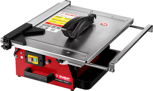 Электроплиткорез диск 200мм глубина реза 90°-40мм/45°-25мм стол 500х400мм ЗУБР Мастер ВИА
