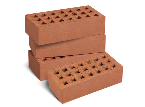 Кирпич рядовой пустотелый одинарный терракотовый М-150 К-1; 250*120*65 (поддон 424шт) КЕММА ВИА