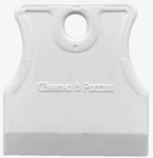 Шпатель 40мм эластичная резина для затирки кафельных швов "DECOR"  White Edition ВИА